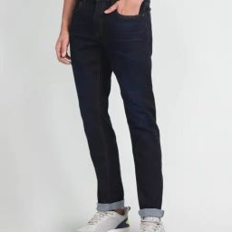 U.S. Polo Assn. Denim Co. Blue Cotton Slim Tapered Fit Jeans-image-52