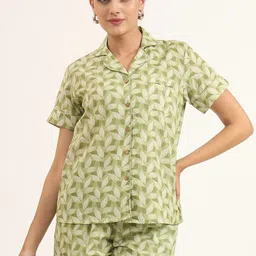 Divena Printed Pure Cotton Shirt With Shorts Co-Ords-image-22