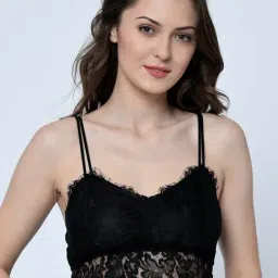 Da Intimo Black Lace Pattern Bralette-picture-32