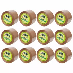 YAJNAS 2 inch 200 m Brown BOPP Tape (Pack 12)-43