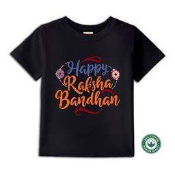 BLUSHES Kids Typography Printed Round Neck Cotton T-shirt-image-60