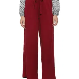 Solly by Allen Solly Red Regular Fit Culottes-image-17