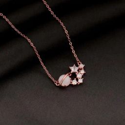 GIVA 92.5 Sterling Silver Celestial Love Necklace for Women-image-72