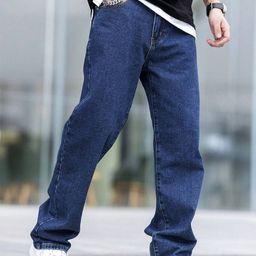 DENIMLOOK Men Relaxed Fit Stretchable Jeans-image-100
