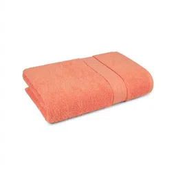 MYTRIDENT Peach-Coloured Cotton 450 GSM Bath Towel-image-25