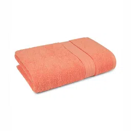 MYTRIDENT Peach Cotton 450 GSM Bath Towel-19
