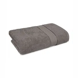 MYTRIDENT Grey Cotton 450 GSM Bath Towel-12