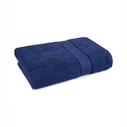 MYTRIDENT Navy Blue Cotton 450 GSM Bath Towel-46