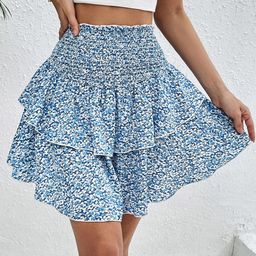 JC Mode Printed A-Line Mini Skirt-picture-19