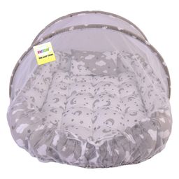 Kwitchy Baby Bedding Set Mattress with Mosquito Net - Grey-16