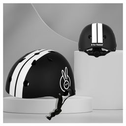 R for Rabbit Helmet for Kids Safety Certified Lightweight & Adjustable for Skating Cycling Scooter with ABS & EPS Material - Black-21