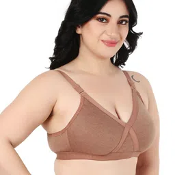 designer bugs Designer BugsPack of 3 Solid Full Coverage Non Padded Bra image 3