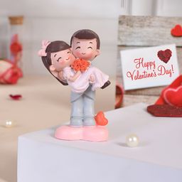 Myntra Elegant Homes Grey Enchanting Love Duo Figurine Showpiece-40