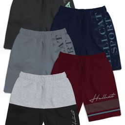 HELLCAT Boys Typography Printed Shorts-11