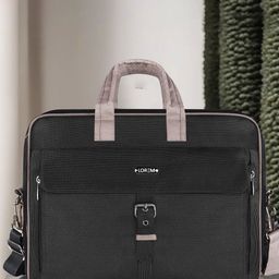 LOREM Men Textured Laptop Bag-92