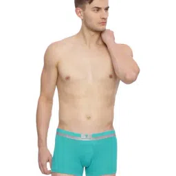 Van Heusen Sea Green Cotton Regular Fit Trunks-picture-35
