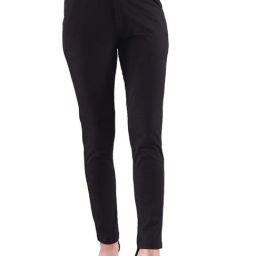 FITHUB Black Skinny Fit High Rise Trousers-picture-9