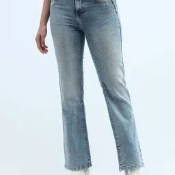 U.S. Polo Assn. Light Blue Cotton Bootcut Mid Rise Jeans-picture-40
