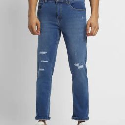Forever 21 Blue Mid Waist Slim Fit Regular Length Jeans-image-46