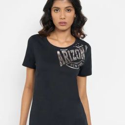 Ajile By Pantaloons Moonless Night Cotton Regular Fit Printed Top-image-16