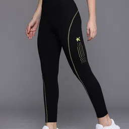 HRX by Hrithik Roshan Women Togetherfaster Antimicrobial & Rapid Dry Running Tights-picture-8