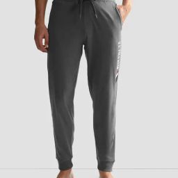 U.S. Polo Assn. Dark Grey Regular Fit Logo Print Lounge Pants-picture-7