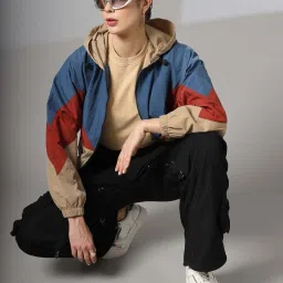 Chkokko Multicolored Color-Block Jacket image 5