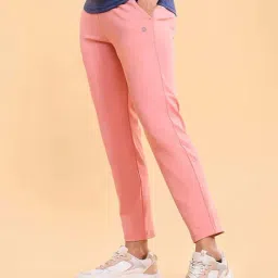Enamor Rouge Mid Rise Sports Track Pants-image-19