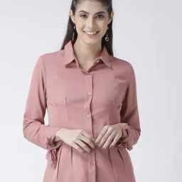 KASSUALLY Pink Relaxed Fit Shirt-picture-25
