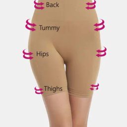 Clovia Beige Regular Fit Shapewear-image-98