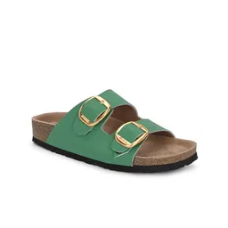 AfroJack Women Open Toe Flats with Buckles-8
