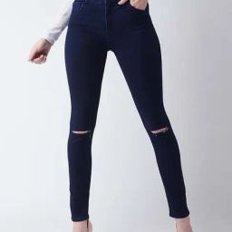 Miss Chase Navy High Rise Jeans-image-101
