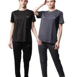 Vimal Jonney Multicolored Regular Fit T-Shirt With Trackpants (Pack Of 2)-image-61