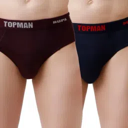 RUPA TOPMAN Assorted Regular Fit Briefs - Pack of 2-image-99