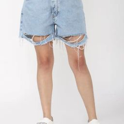 Forever 21 Blue Regular Fit Shorts-image-66
