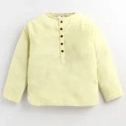 Cherry Crumble by Nitt Hyman Kids Yellow Regular Fit T-Shirt-image-25
