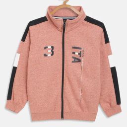 Octave Kids Coral Solid Full Sleeves Sweatshirt-image-45