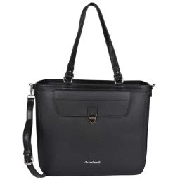 Marina Galanti Offical Black Soft One Size Shopping Bag-image-25