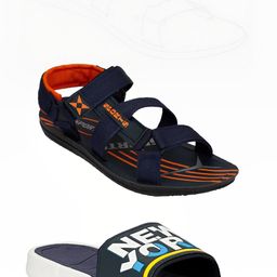 Trekiva Men Grey Flip Flops-image-61