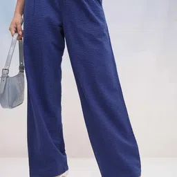 ESPYR By Tokyo Talkies Women Textured Trousers-image-95