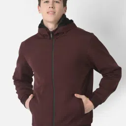 Crimsoune Club Wine Regular Fit Hooded Jacket-picture-34