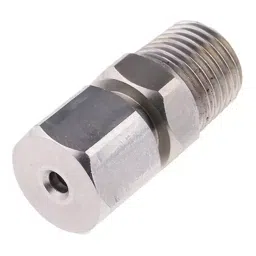 RS PRO Thermocouple Compression Fitting for Thermocouple 1/4 BSPT 3 mm Probe, 3817384-17