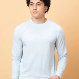 Being Human Blue Slim Fit Sweatshirt-image-58