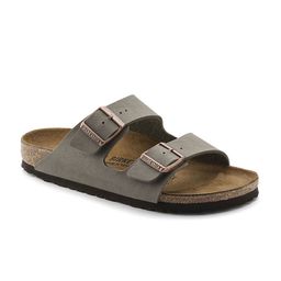 Birkenstock Unisex Taupe Arizona Birko-Flor Regular Width Comfort Sandals-image-90