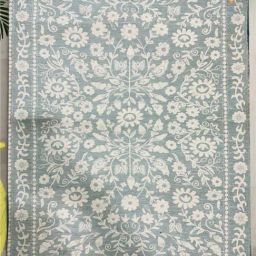 Urban Space Grey Chenille Ethnic Motifs Anti-Skid Door Mat-image-87