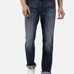 Passion Men Clean Look Mid Rise Heavy Fade Stretchable Cotton Jeans-image-85