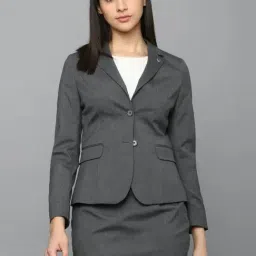 Allen Solly Grey Regular Fit Blazer-11