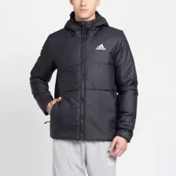 adidas Black Regular Fit Sports Hooded Jacket-image-35