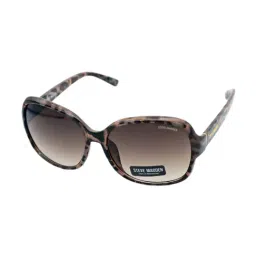 STEVE MADDEN Black Oversize Irregular Sunglasses for Women-picture-34
