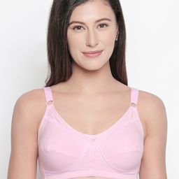 Bodycare Set of 2 Pink Solid Non-Wired Non Padded Everyday Bra E5584PIPI-image-46